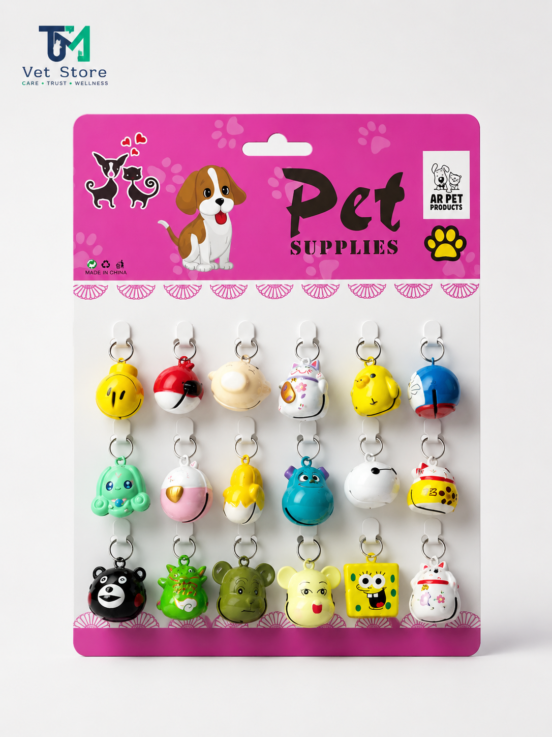 Colorful Pet collar Bell