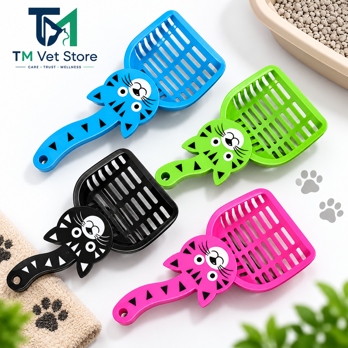 Premium Cat-Shaped Litter Scoop