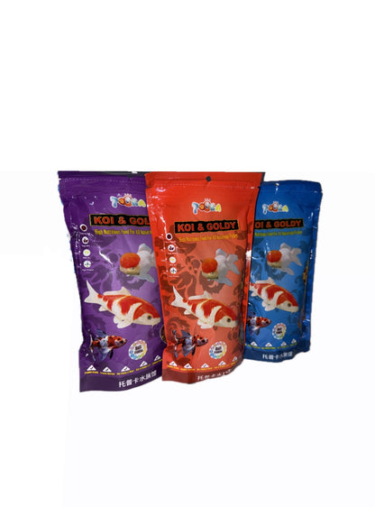 Koi & Goldy Fish Food 100/200g/500g/1Kg