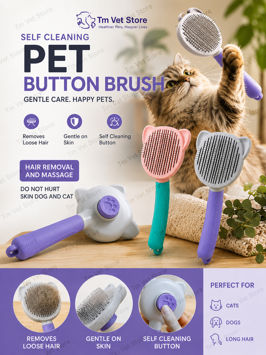 Cat-Head Brush (self cleaning Comb)