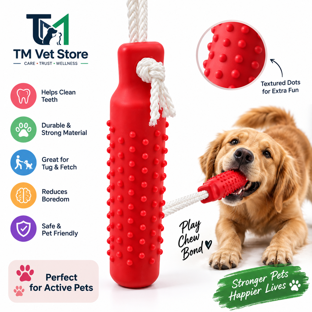 Dotted Teather Toy