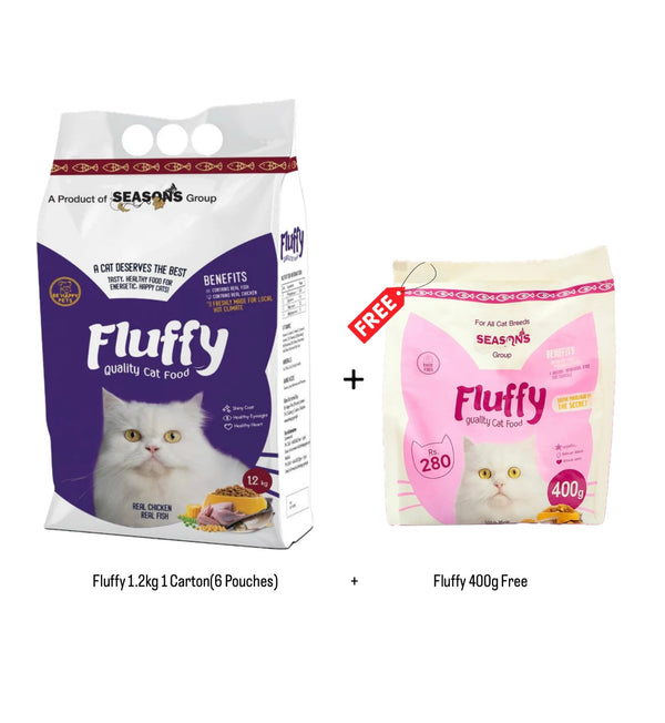 Fluffy Cat Food 1.2Kg