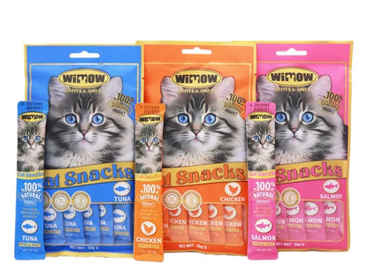 MERA Exklusiv 1.5Kg x Wimow Cat Snacks Bundle