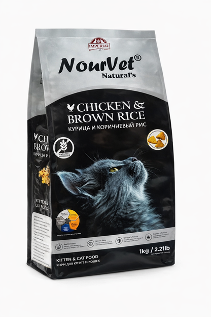 NourVet 1KG x Wanpy Cat Treats