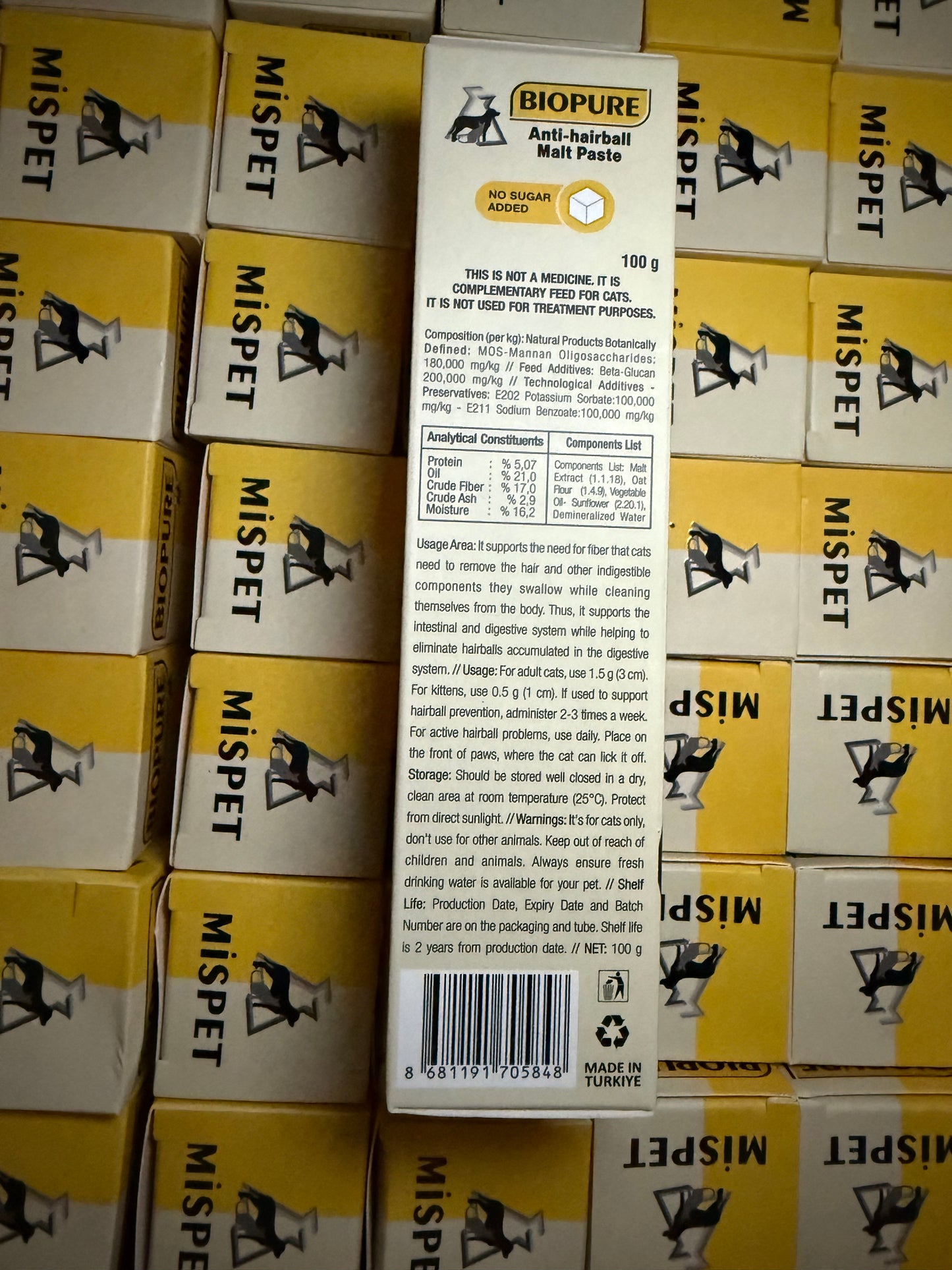 Anti-hairball Malt Paste