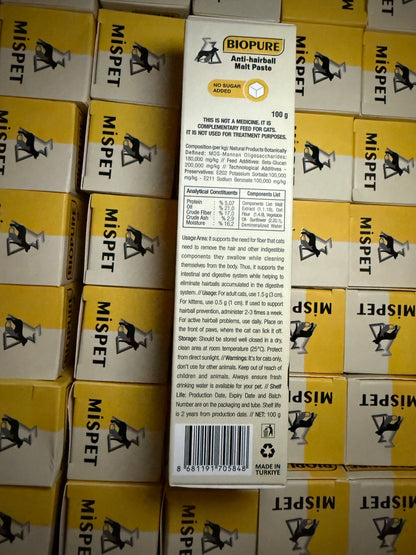 Anti-hairball Malt Paste