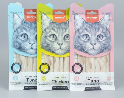 Pawfect 1KG x Wanpy Cat Treats Bundle