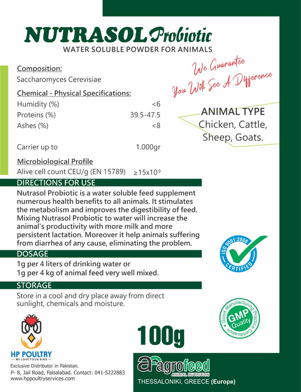 Nutrasol Probiotic 100g