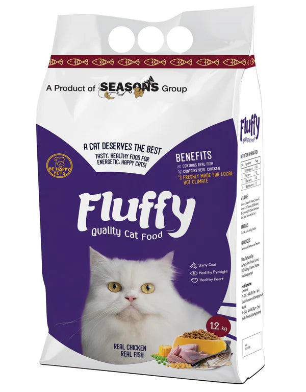 Fluffy Cat Food 1.2Kg