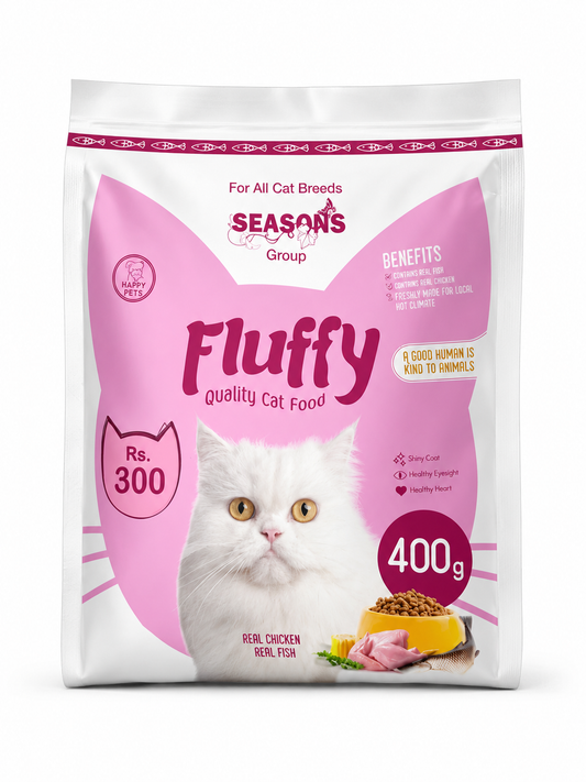 Fluffy Cat Food 400g