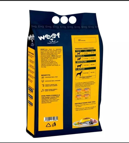 Woof Puppy Dog Food 3Kg
